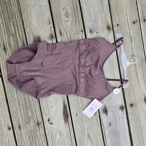 Danskin Women's Seamless Shaping Bodysuit Size M Brown Adjustable NWT - Picture 11 of 15
